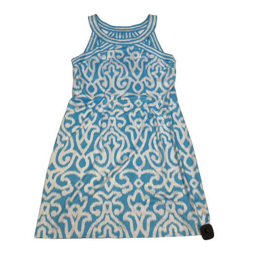 Blue & White Dress Casual Short Gretchen Scott, Size L