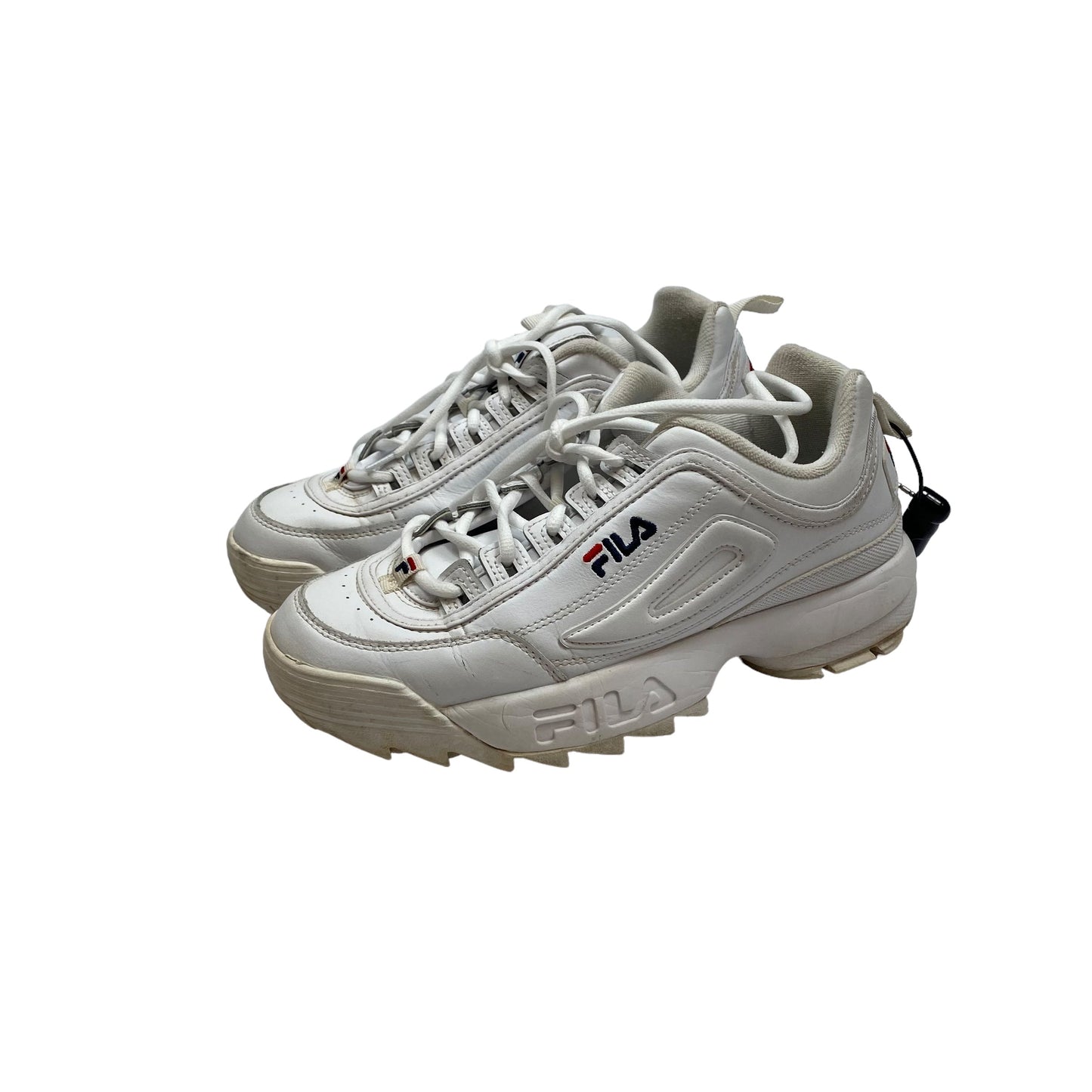 White Shoes Athletic Fila, Size 9