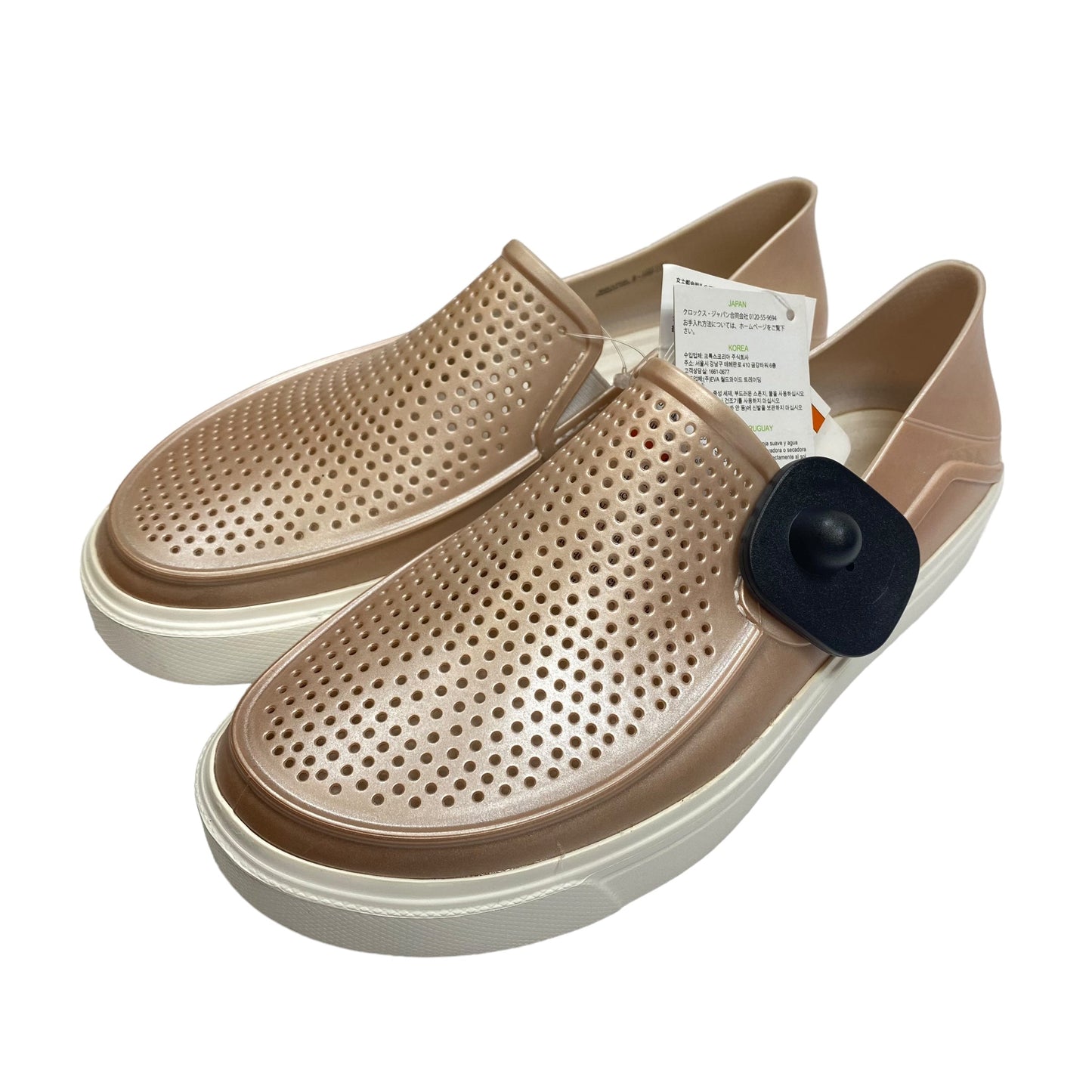 Pink Shoes Flats Crocs, Size 7
