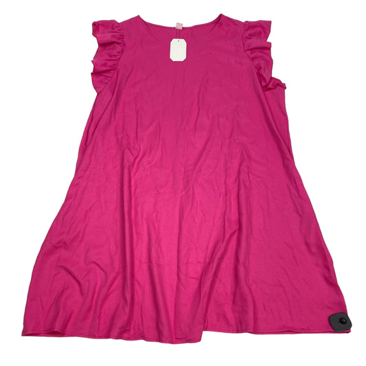 Pink Dress Casual Short Soly Hux, Size 4x