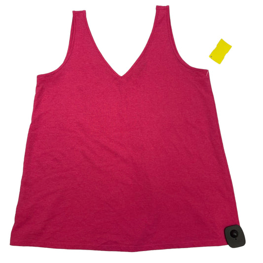 Pink Top Sleeveless Loft, Size S