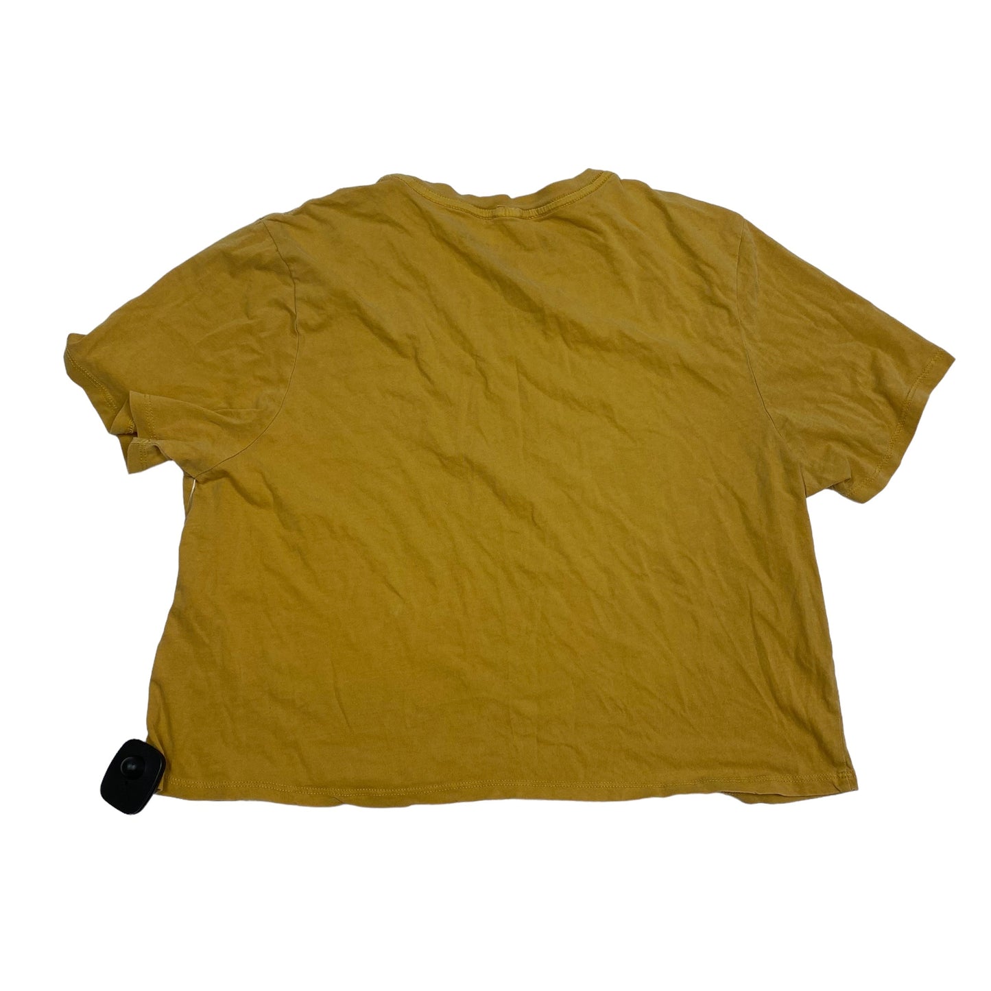 Yellow Top Short Sleeve Basic Yellowstone, Size L
