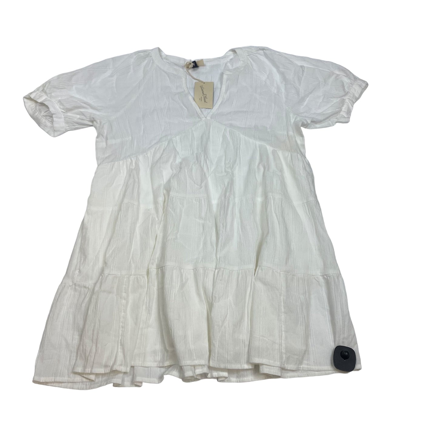 White Dress Casual Short Universal Thread, Size L