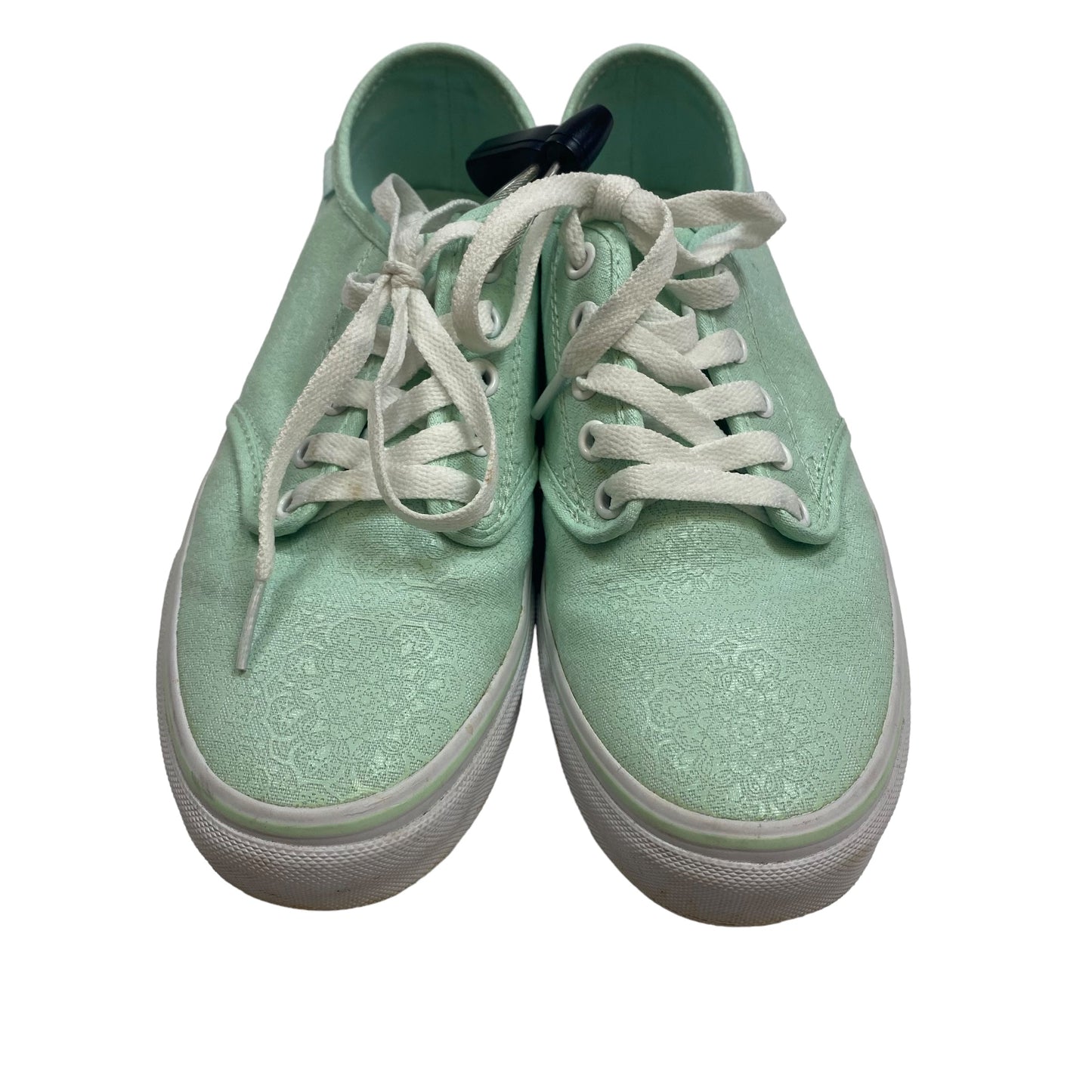 Green Shoes Sneakers Vans, Size 8.5