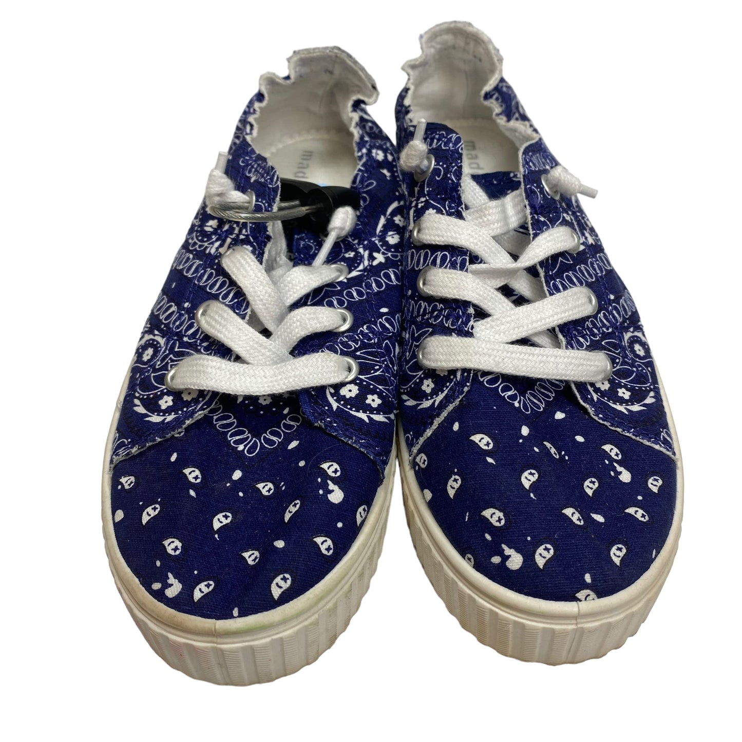 Blue Shoes Sneakers Madden Girl, Size 6