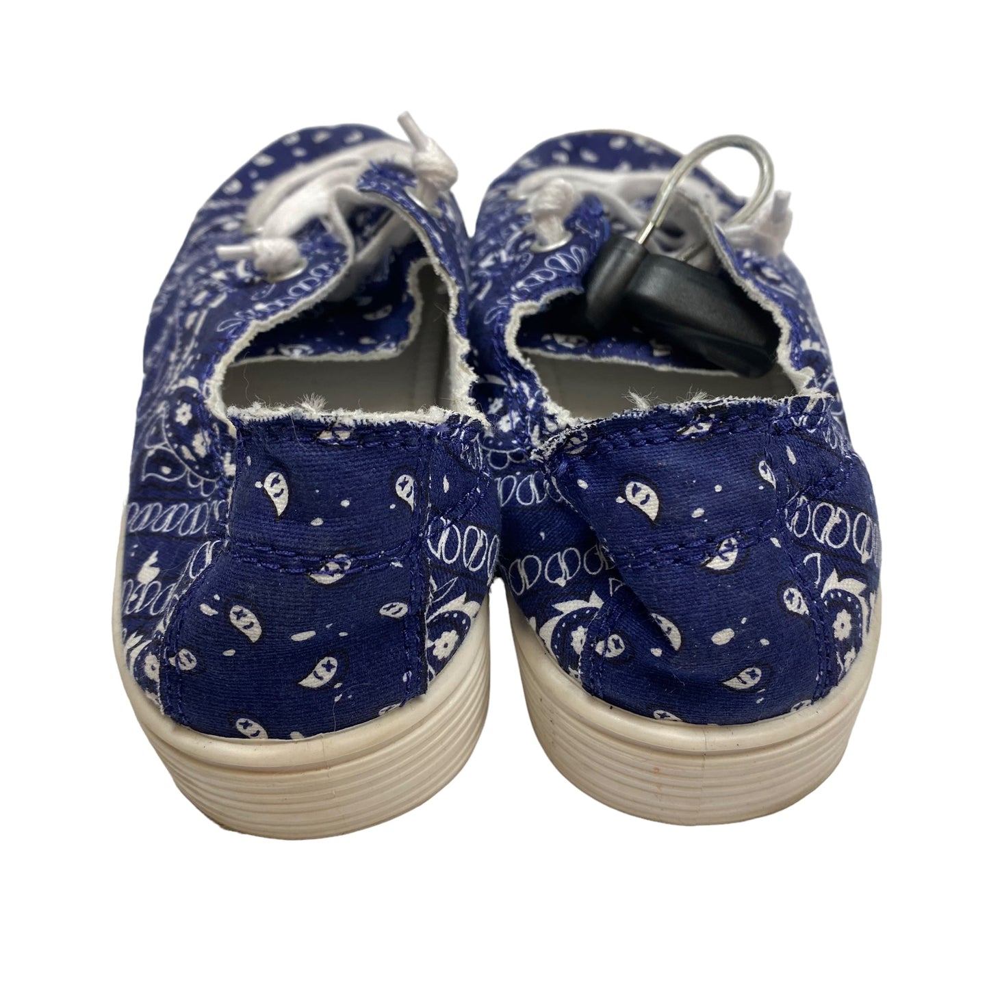 Blue Shoes Sneakers Madden Girl, Size 6