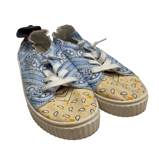 Blue Shoes Sneakers Madden Girl, Size 6