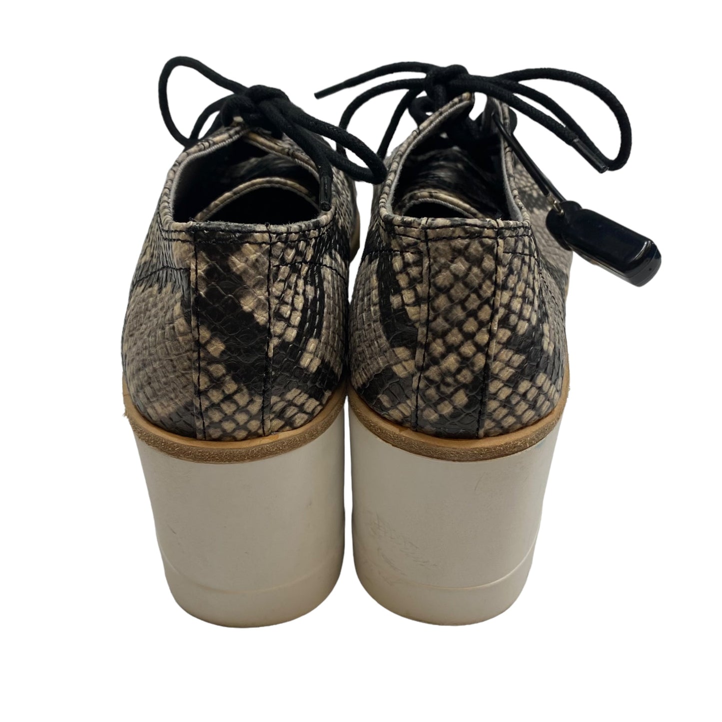 Snakeskin Print Shoes Flats Steve Madden, Size 7
