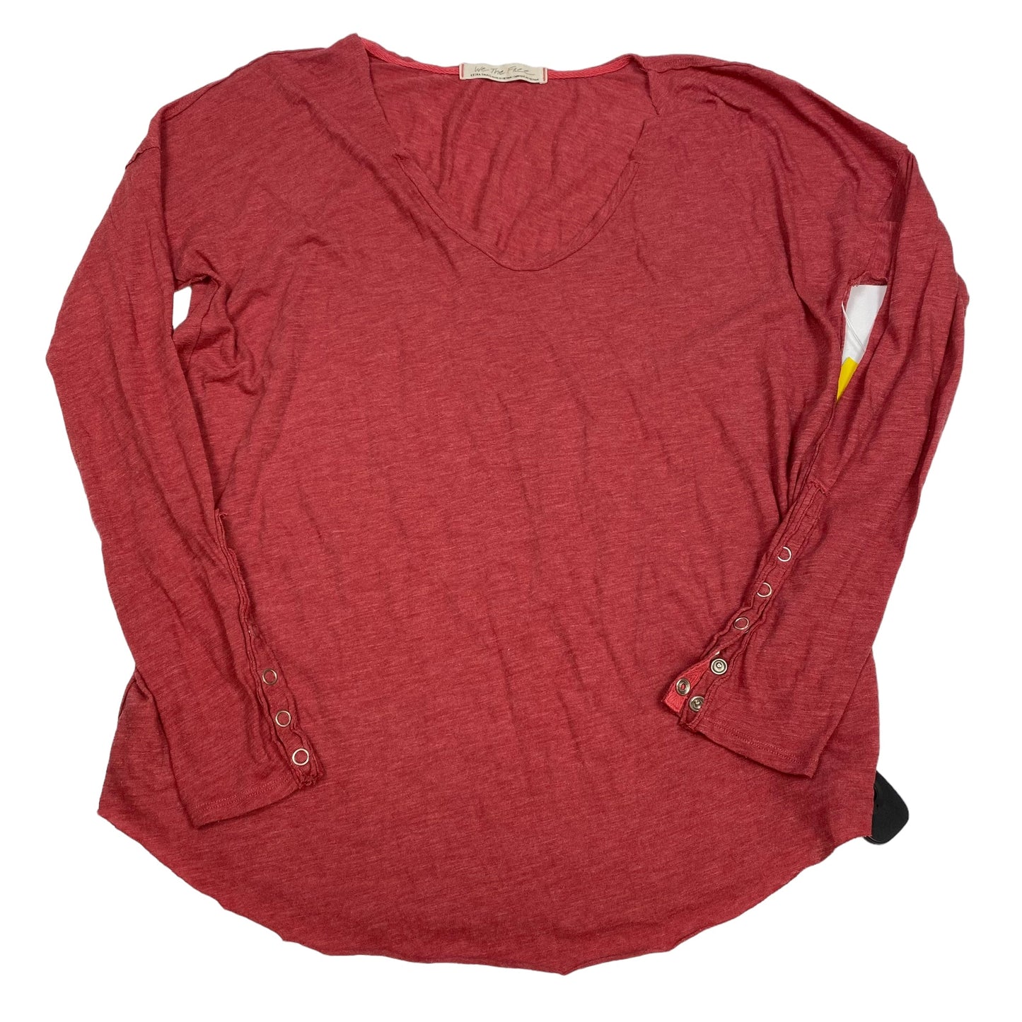 Red Top Long Sleeve We The Free, Size Xs