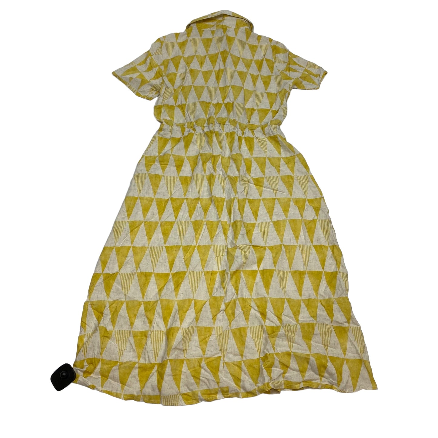 Yellow Dress Casual Maxi Luxology, Size M