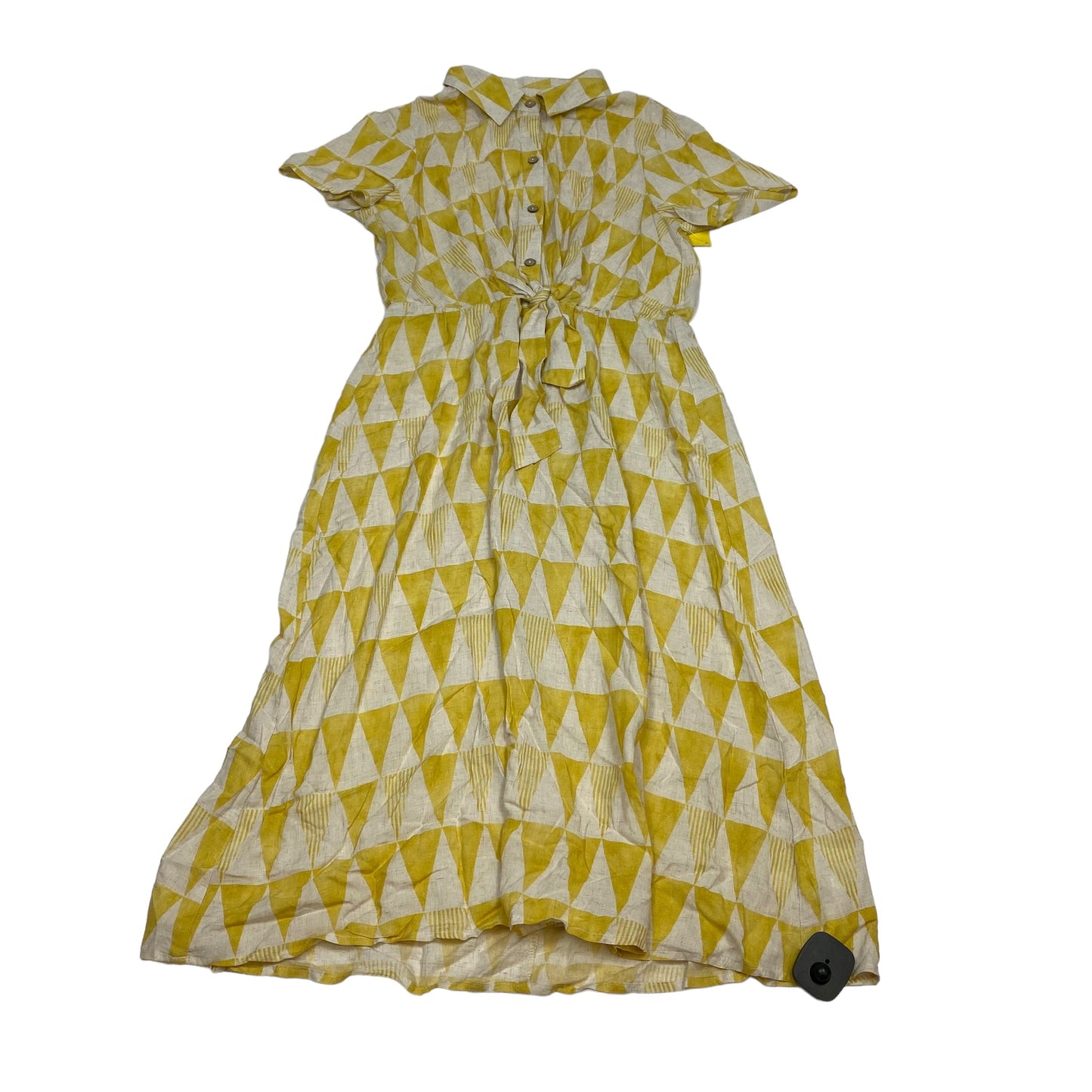 Yellow Dress Casual Maxi Luxology, Size M