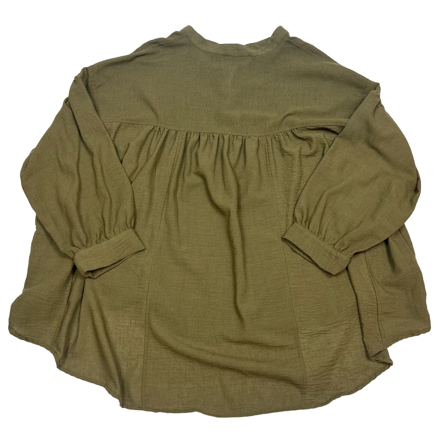 Green Top Long Sleeve Fabrik, Size M