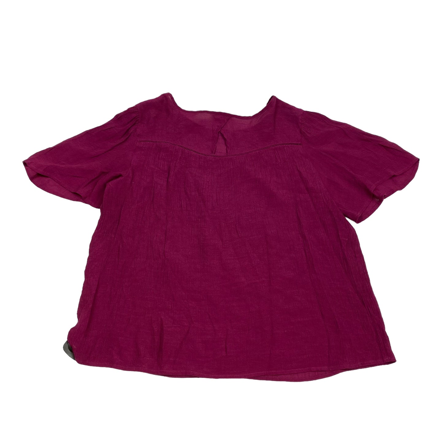Pink Top Short Sleeve Nanette By Nanette Lepore, Size L