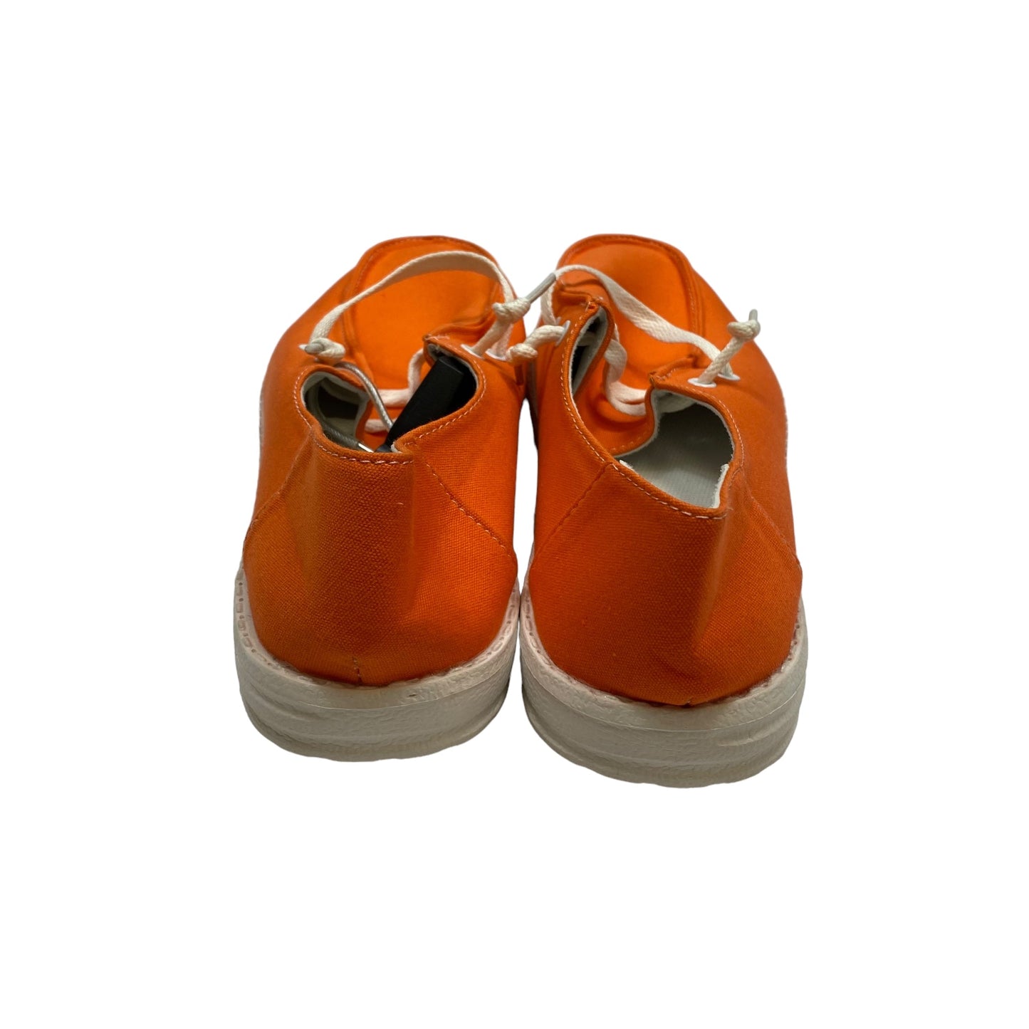 Orange Shoes Flats 1.state, Size 9