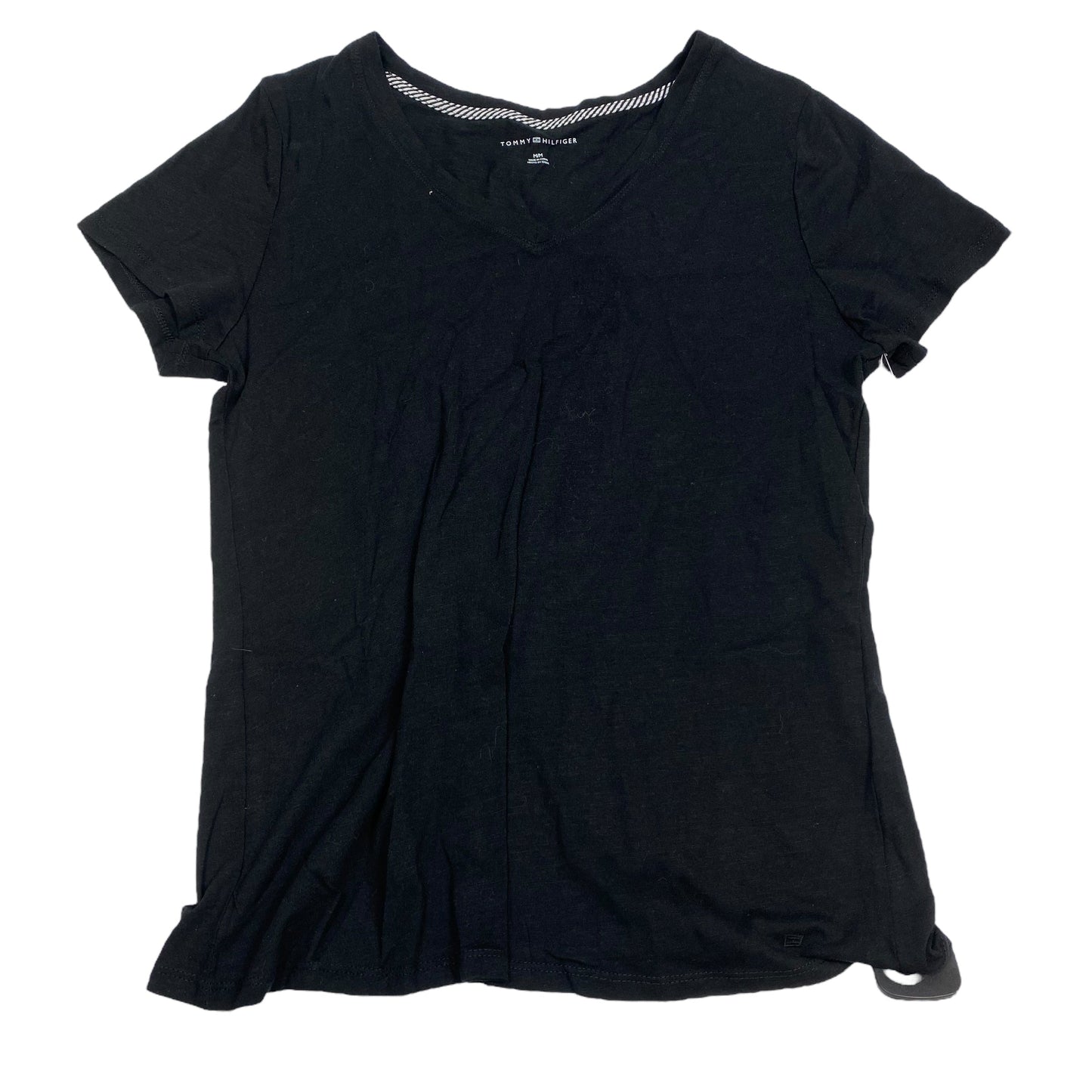 Black Top Short Sleeve Tommy Hilfiger, Size M