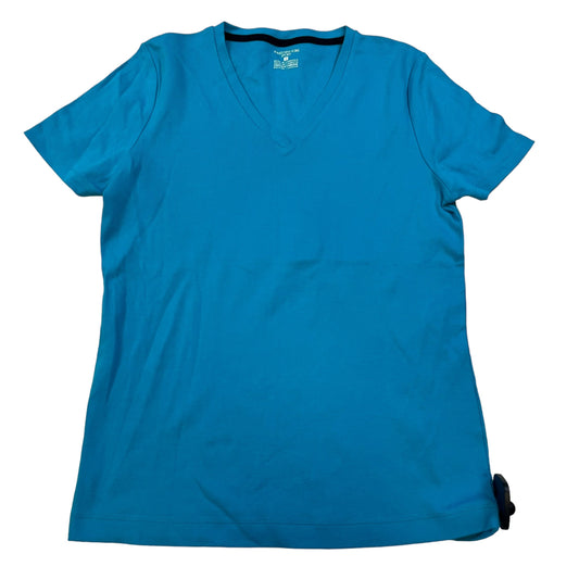 Blue Top Short Sleeve Basic Jones New York, Size S