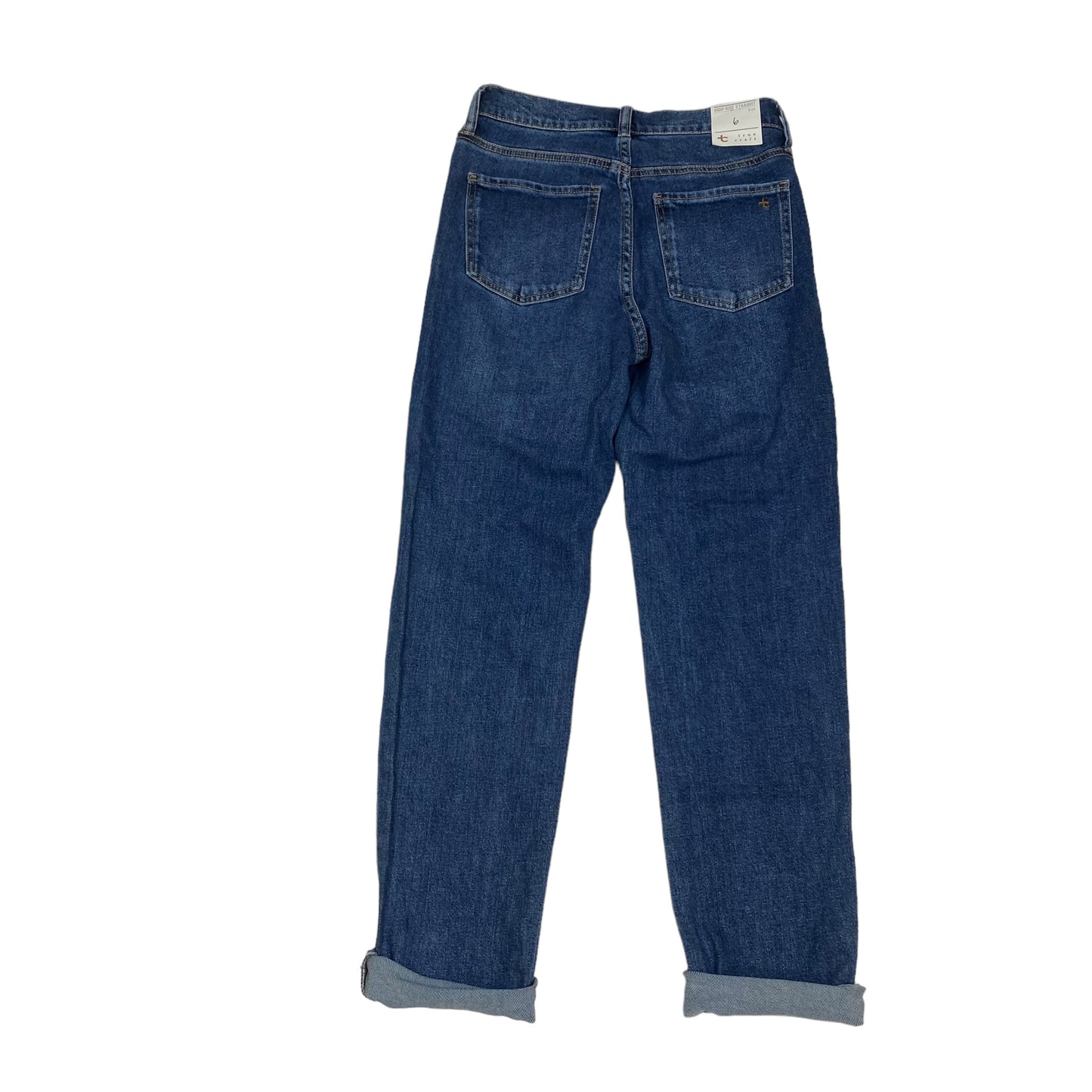 Jeans Straight By True Craft In Blue Denim, Size: 6