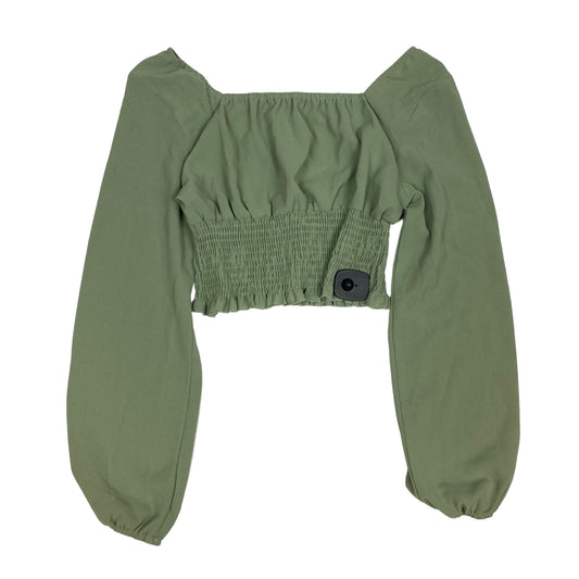 Top Long Sleeve By Shein In Green, Size: S