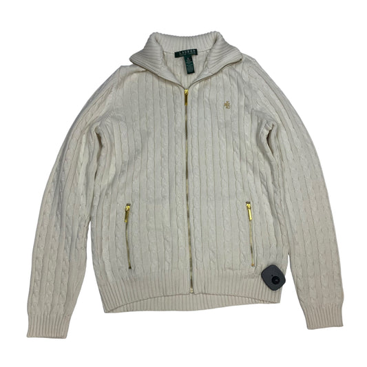 Cardigan By Ralph Lauren In Cream, Size: M