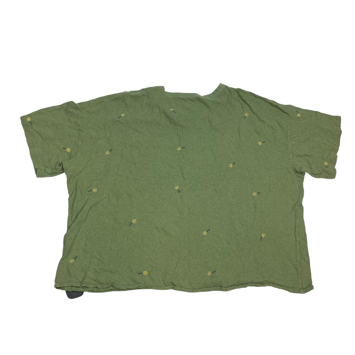 Top Short Sleeve By American Eagle In Green, Size: Xl