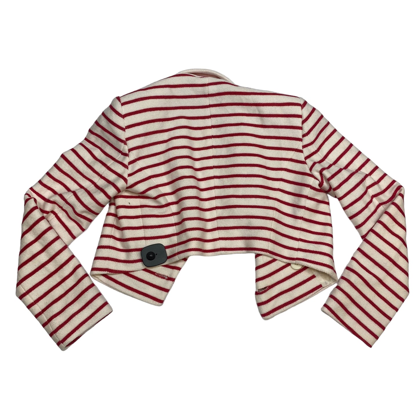 Blazer By Zara In Red & White, Size: Xs