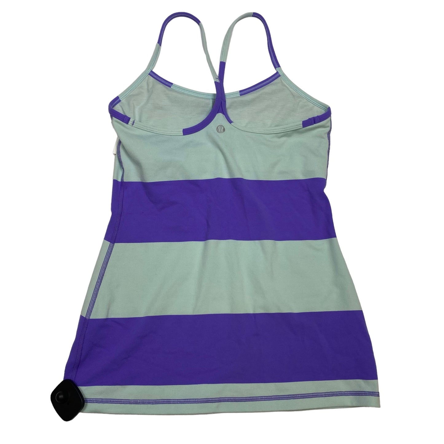 Athletic Tank Top By Lululemon In Green & Purple, Size: S