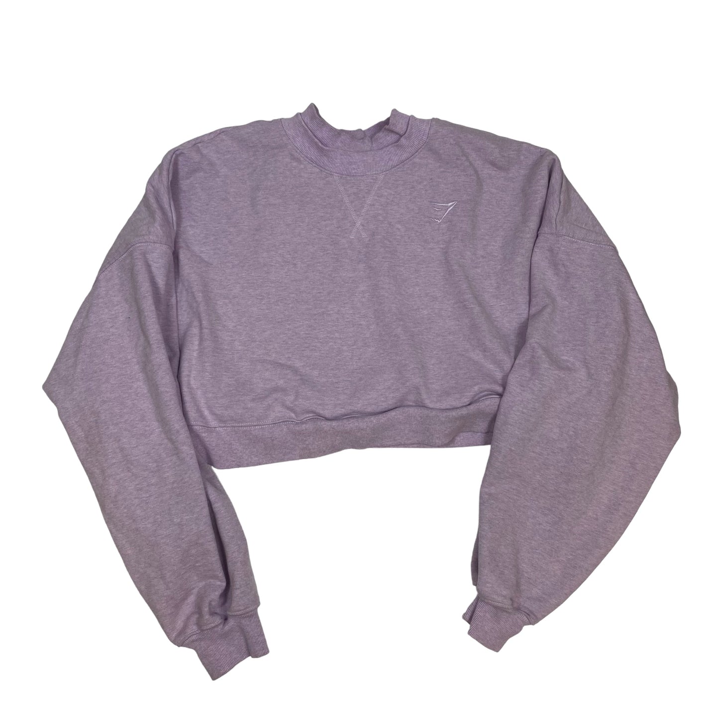 Athletic Sweatshirt Crewneck By Gym Shark In Purple, Size: Xxl