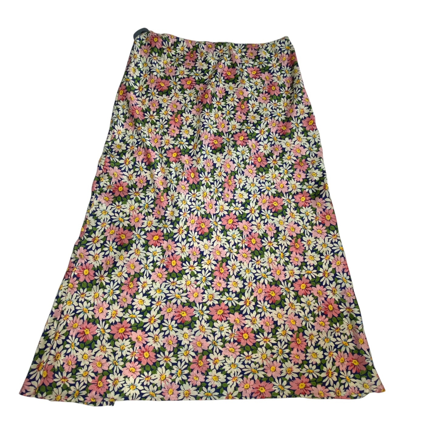 Skirt Midi By Top Shop In Blue & Pink, Size: M