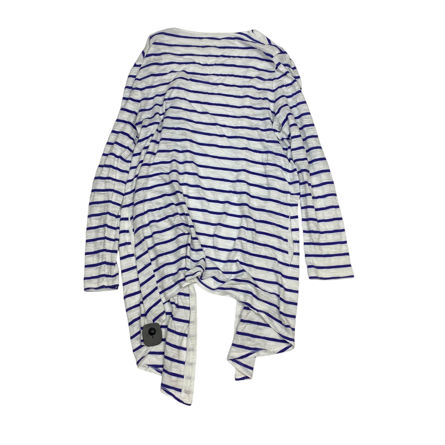 Cardigan By Chicos In Blue & White, Size: M