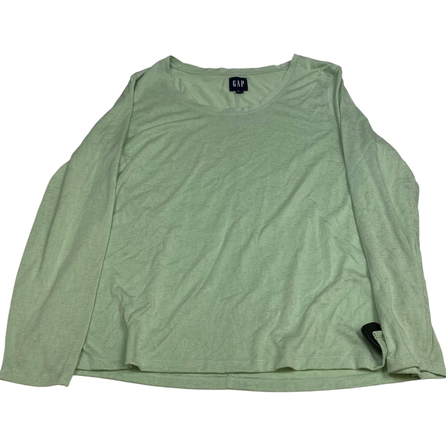 Top Long Sleeve By Gap In Green, Size: M