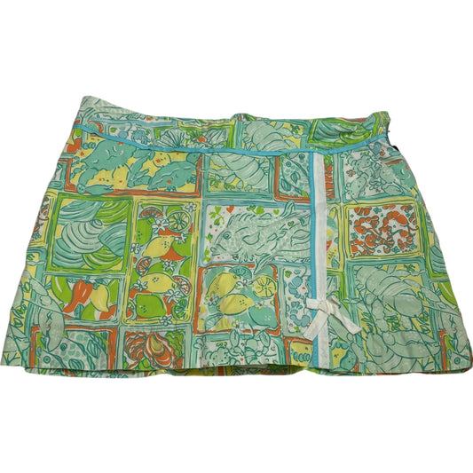 Skort Designer By Lilly Pulitzer In Multi-colored, Size: L