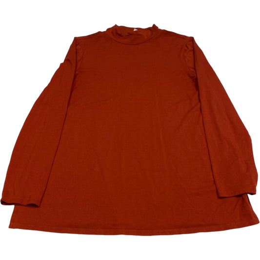 Top Long Sleeve By New Directions In Brown, Size: M