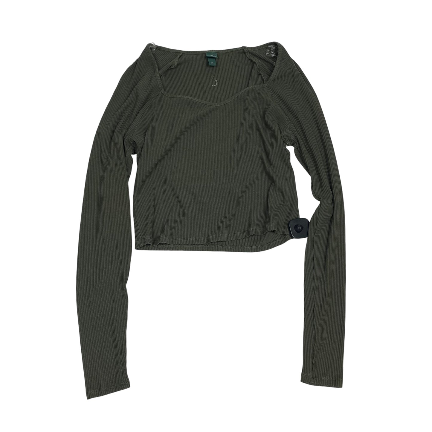 Top Long Sleeve By Wild Fable In Green, Size: Xl