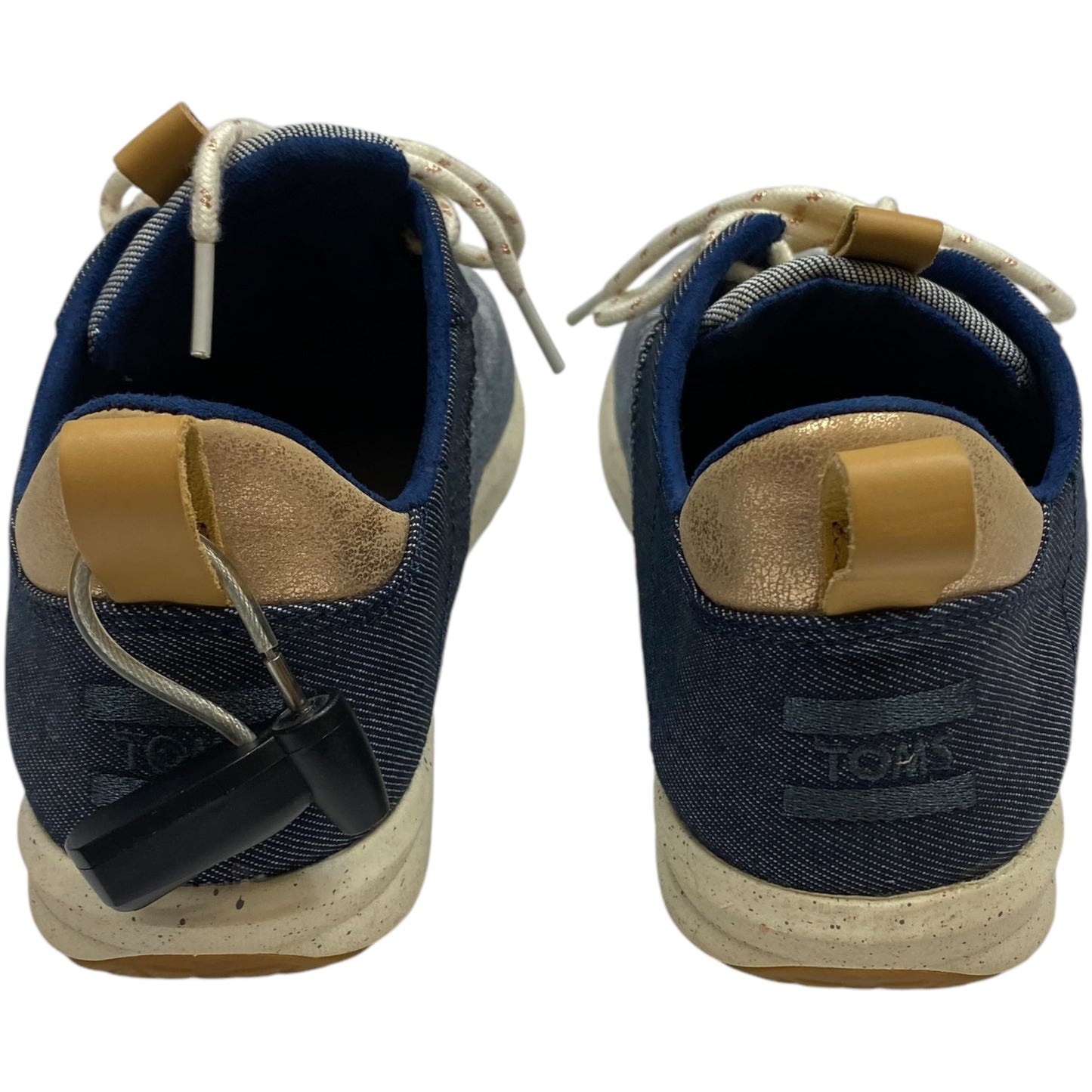 Shoes Sneakers By Toms In Blue, Size: 8