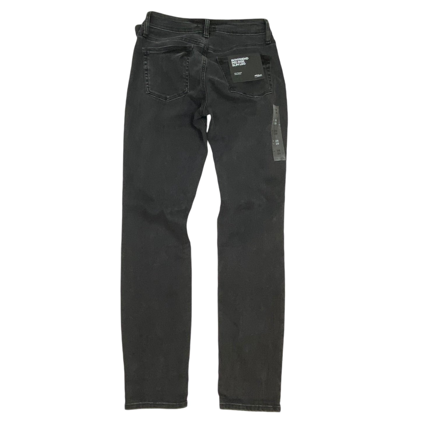 Jeans Straight By Silver In Black Denim, Size: 2