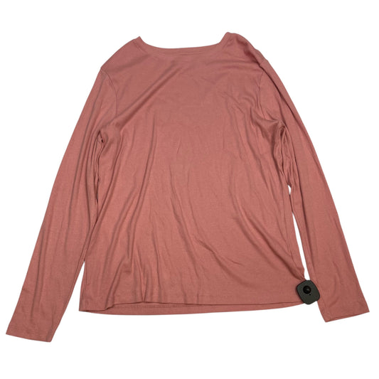 Top Long Sleeve By A New Day In Pink, Size: Xl