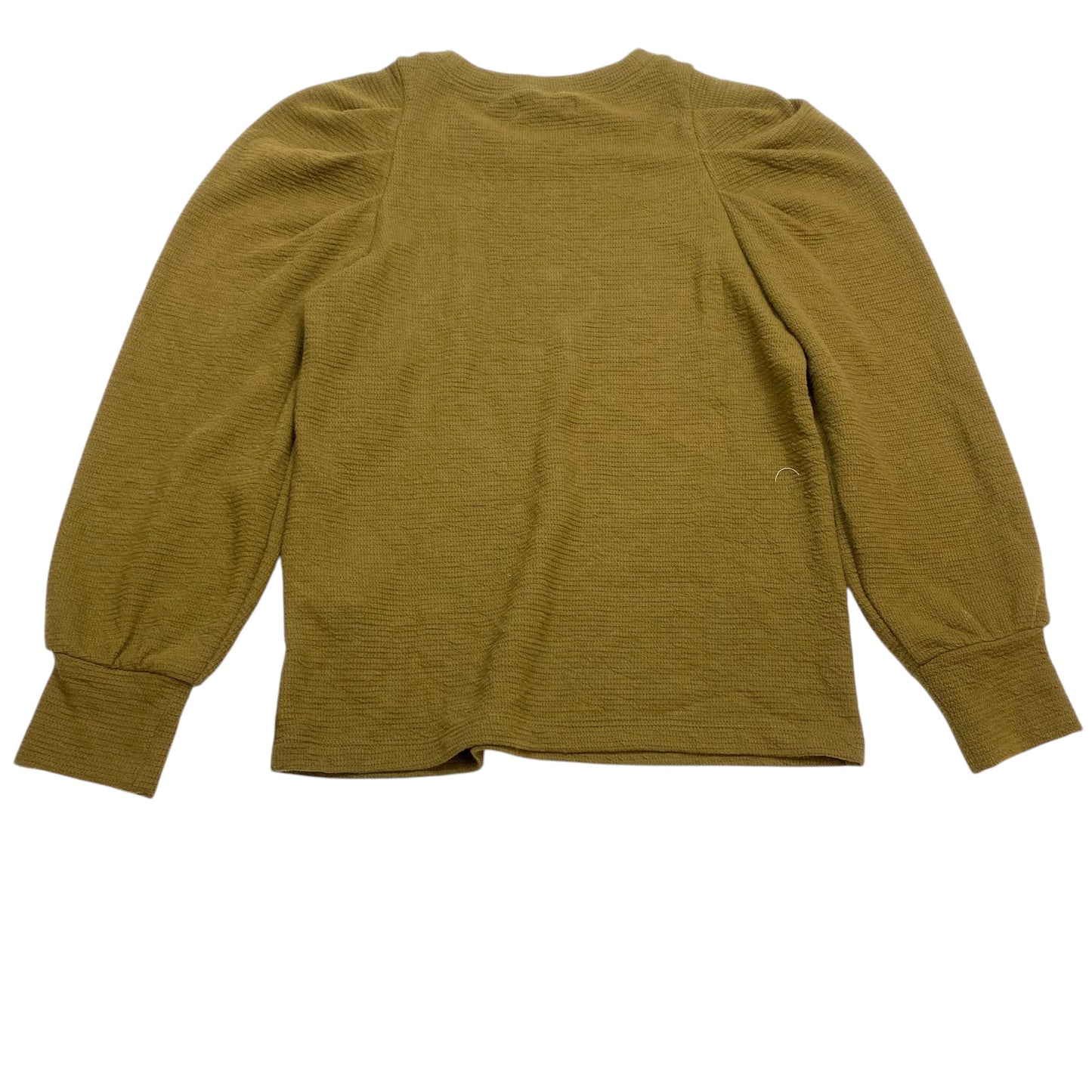 Top Long Sleeve By Madewell In Green, Size: Xs