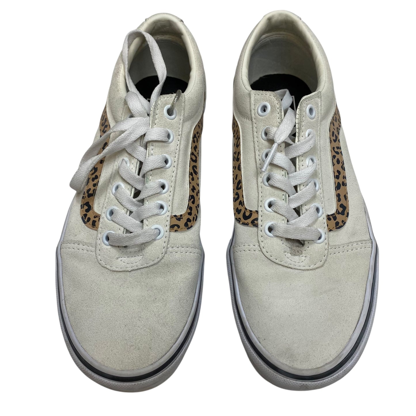 Shoes Sneakers By Vans In Cream, Size: 9.5