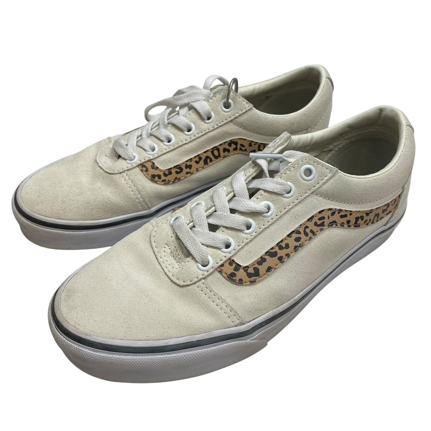 Shoes Sneakers By Vans In Cream, Size: 9.5