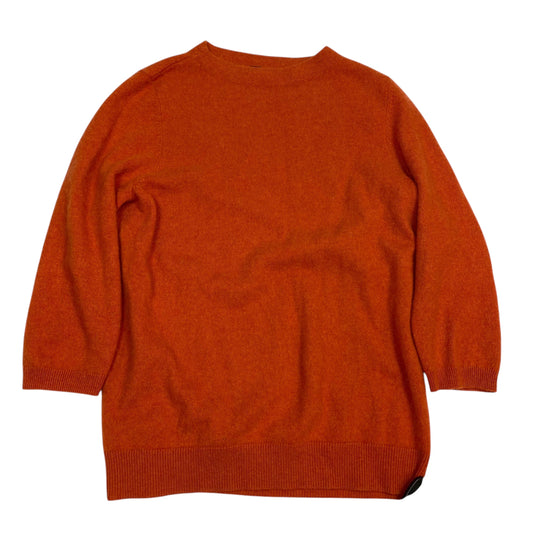 Sweater Cashmere By Talbots In Orange, Size: L