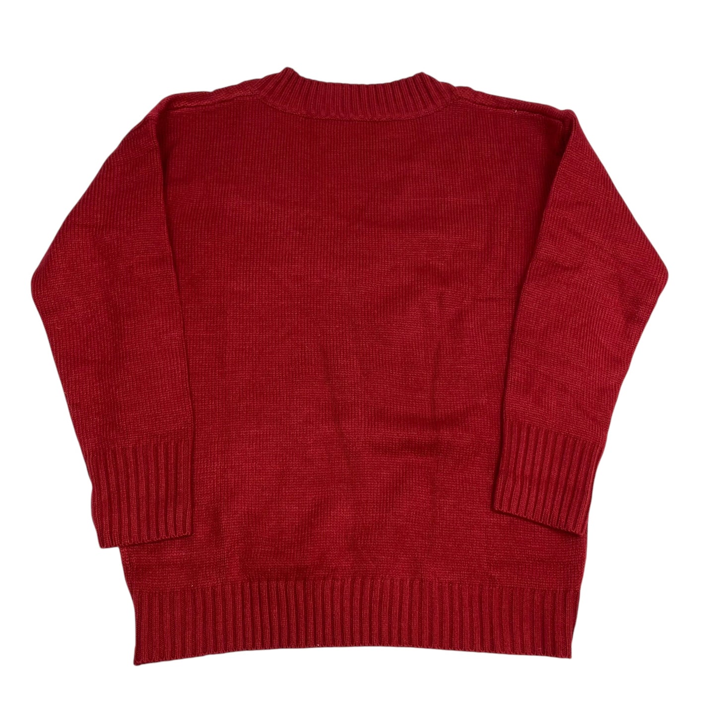 Sweater By Clothes Mentor In Red, Size: L