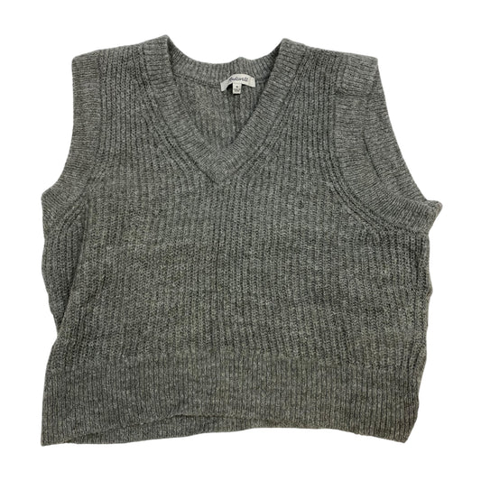 Vest Sweater By Madewell In Grey, Size: M