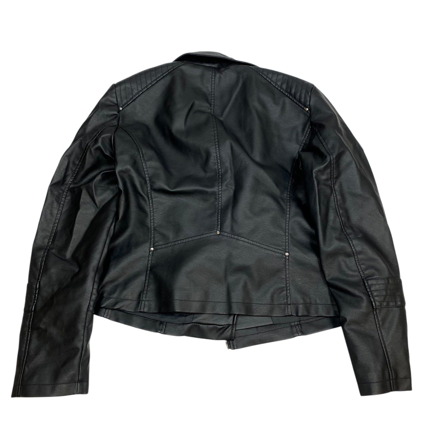 Jacket Moto By Fahsyee In Black, Size: M