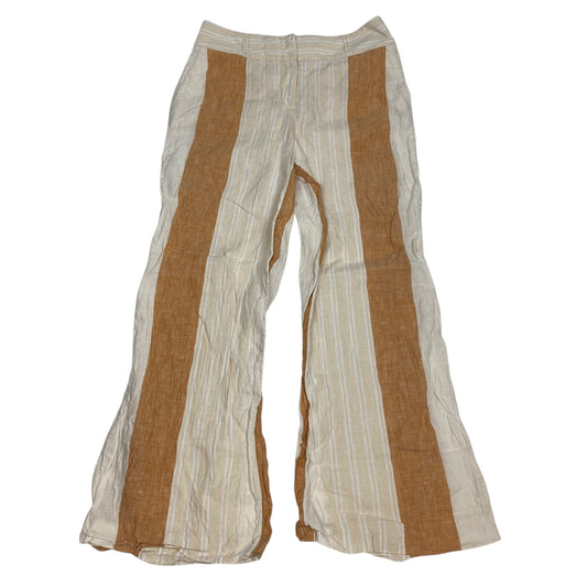 Pants Linen By Anthropologie In Tan, Size: M