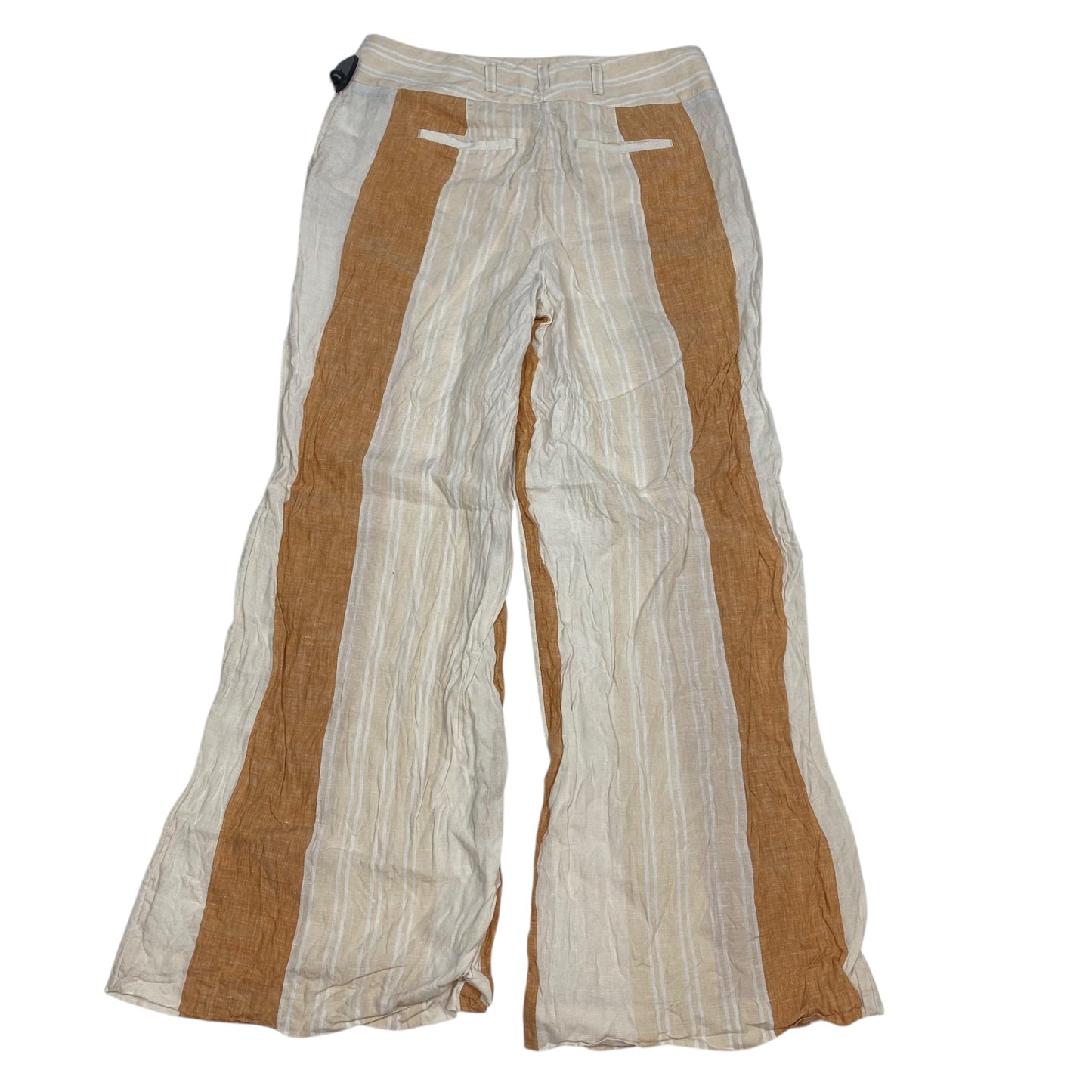 Pants Linen By Anthropologie In Tan, Size: M