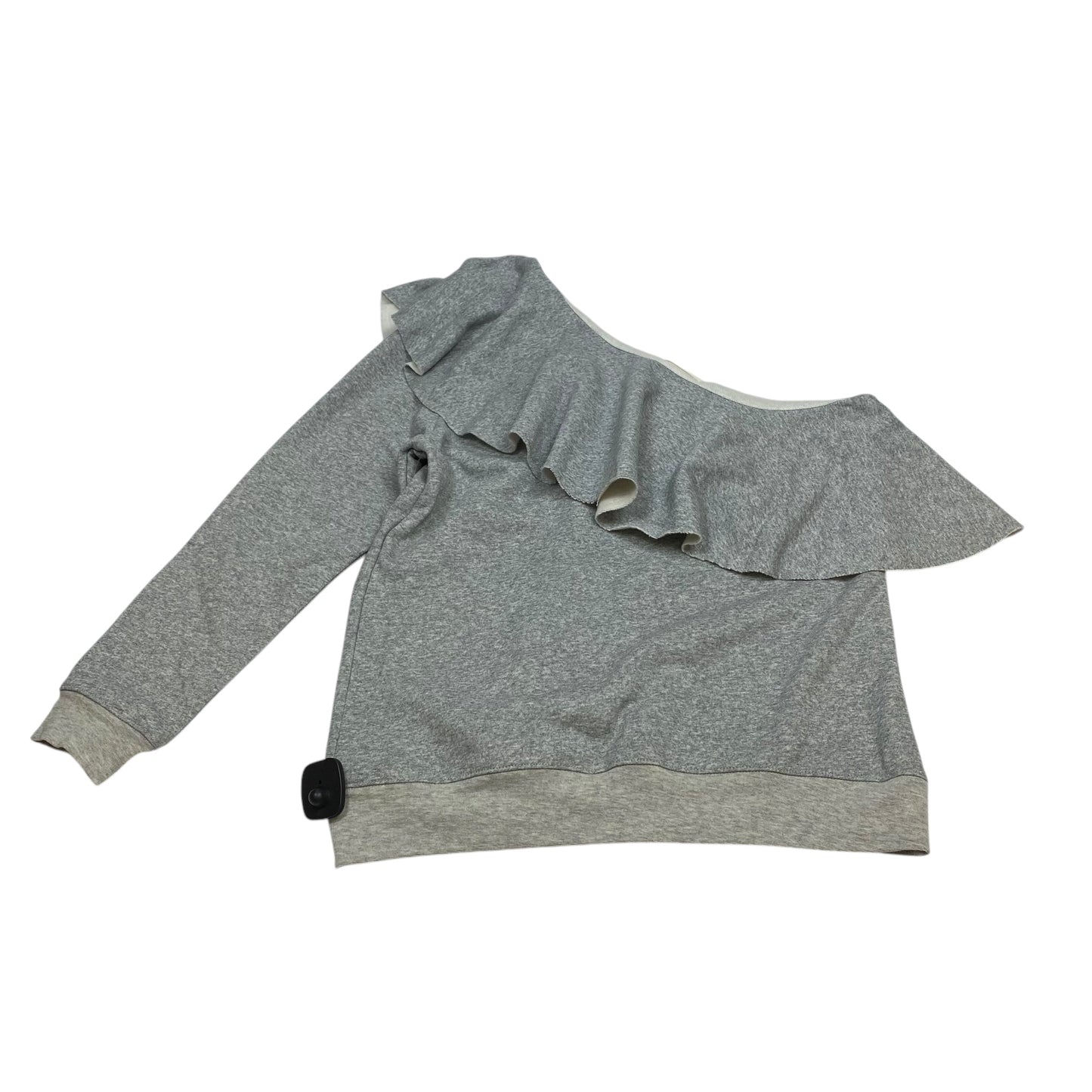 Sweatshirt Crewneck By Vestique In Grey, Size: M