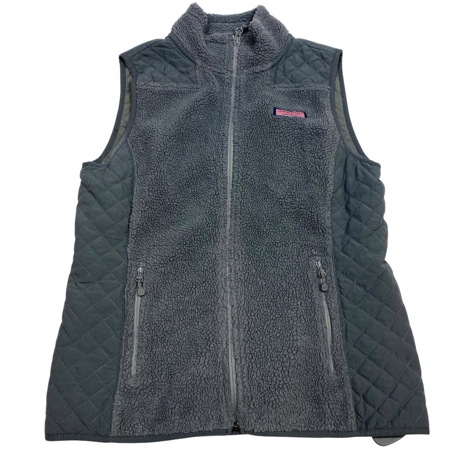 Vest Designer By Vineyard Vines In Grey, Size: Xs