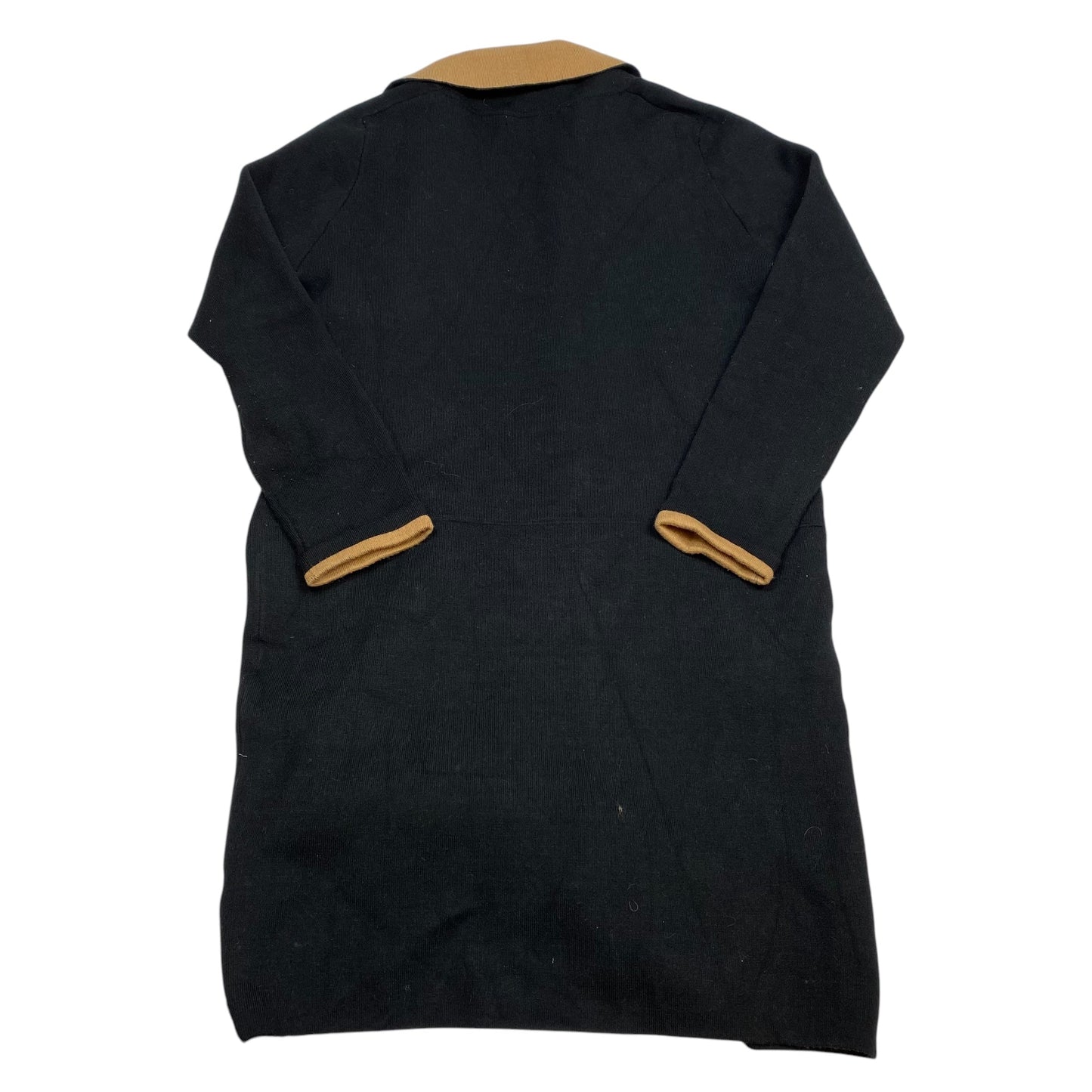 Sweater Cardigan By Elan In Black, Size: S