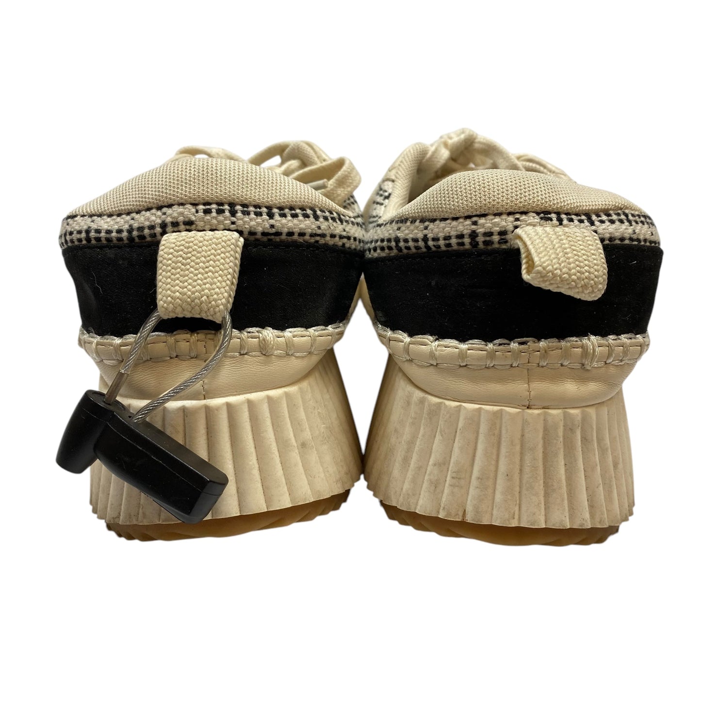 Shoes Sneakers By Dolce Vita In Black & Cream, Size: 9