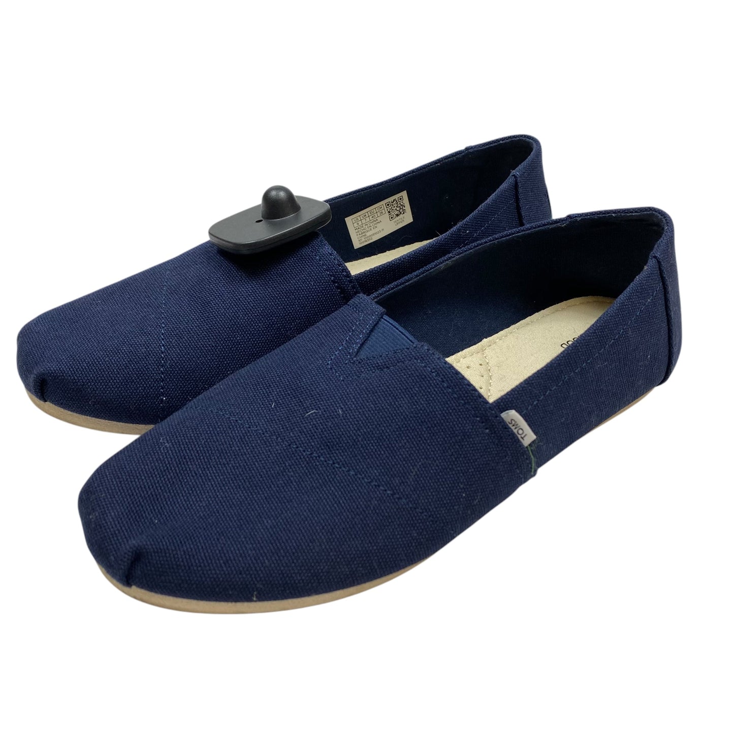 Shoes Flats By Toms In Blue, Size: 9